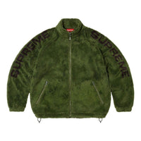 Supreme Shoulder Logo Fleece Jacket 'Green' SS25J28-GREEN