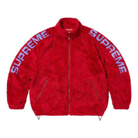 Supreme Shoulder Logo Fleece Jacket 'Red' SS25J28-RED