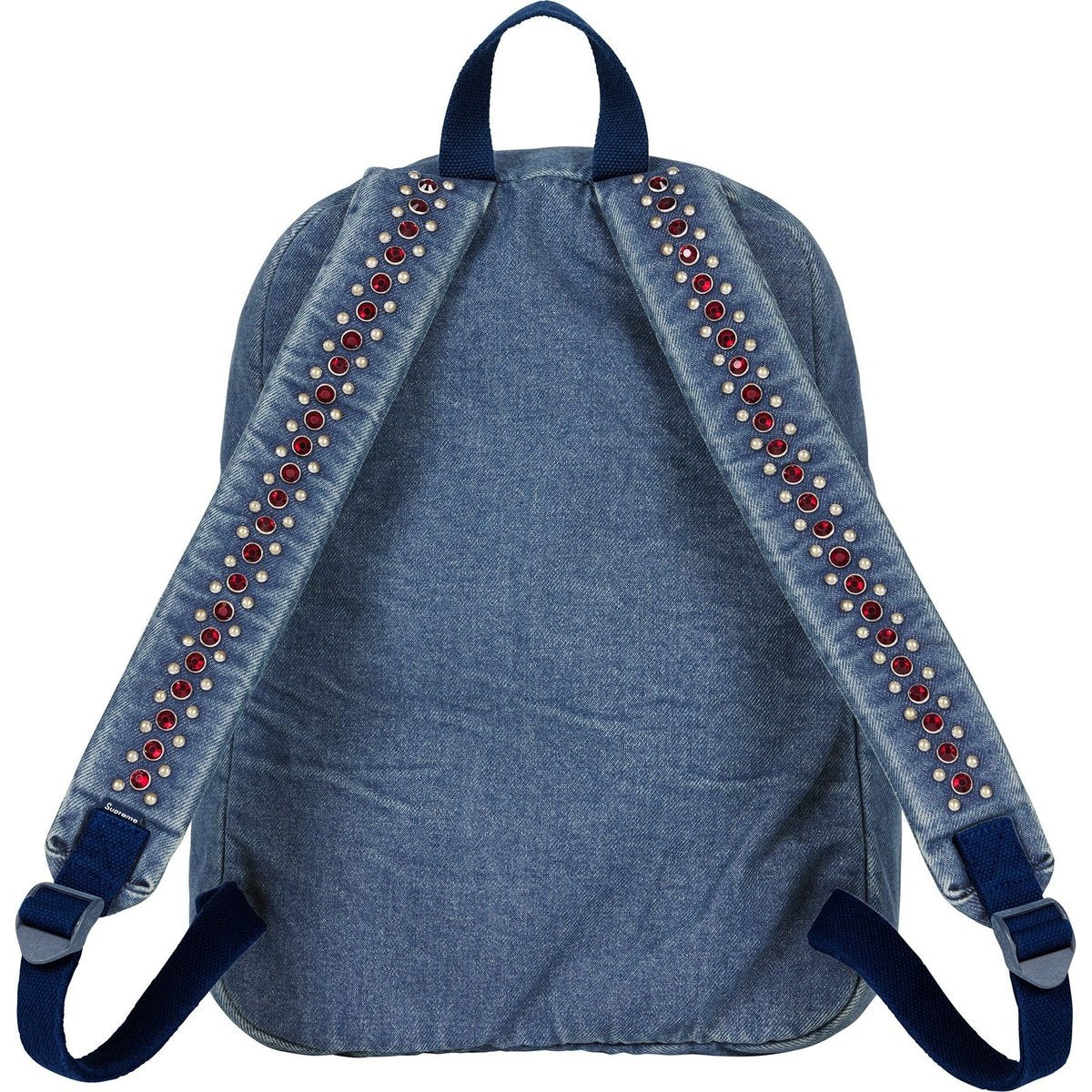 Supreme x B.B. Simon Denim Backpack SS25 'Washed Indigo' SS25B37-WASHED-INDIGO