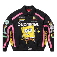 Supreme x Spongebob Squarepants x Jeff Hamilton Racing Jacket 'Black' SS25J81-BLACK