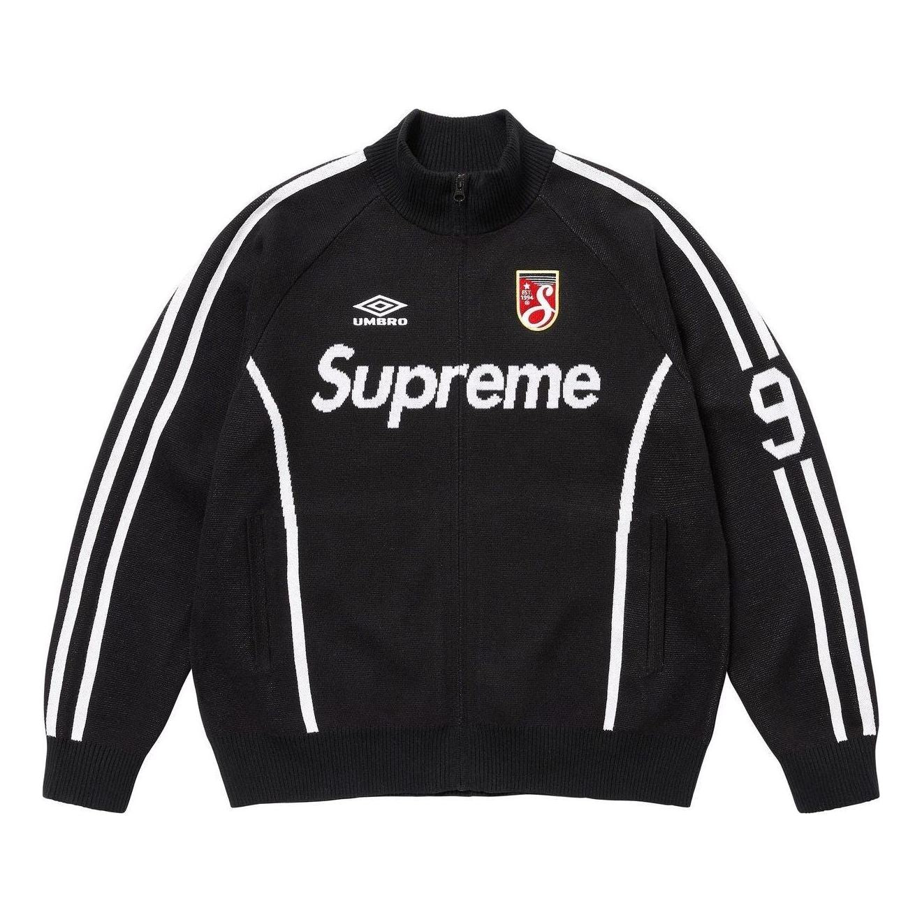 Supreme x Umbro Zip Up Sweater 'Black' SS25SK12-BLACK