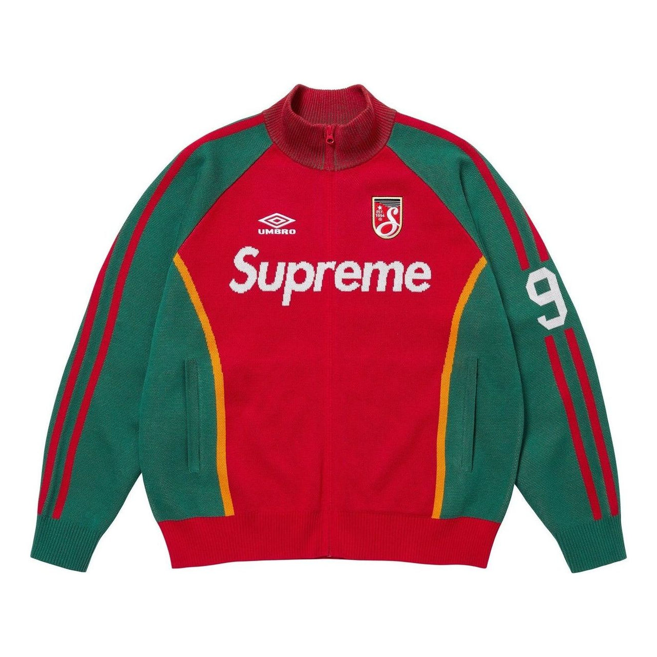Supreme x Umbro Zip Up Sweater 'Red' SS25SK12-RED