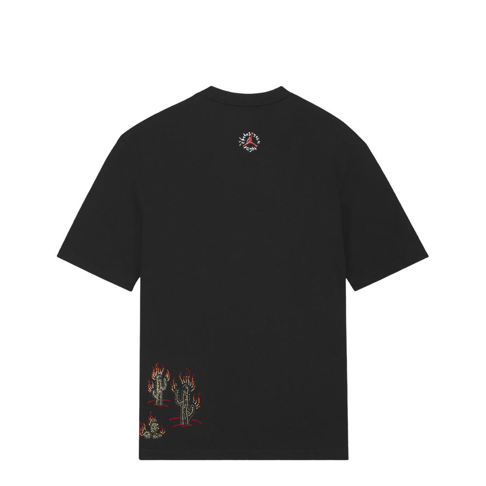 Air Jordan x Travis Scott Flight Graphic T-shirt Asia Sizing 'Black' DO4102-010