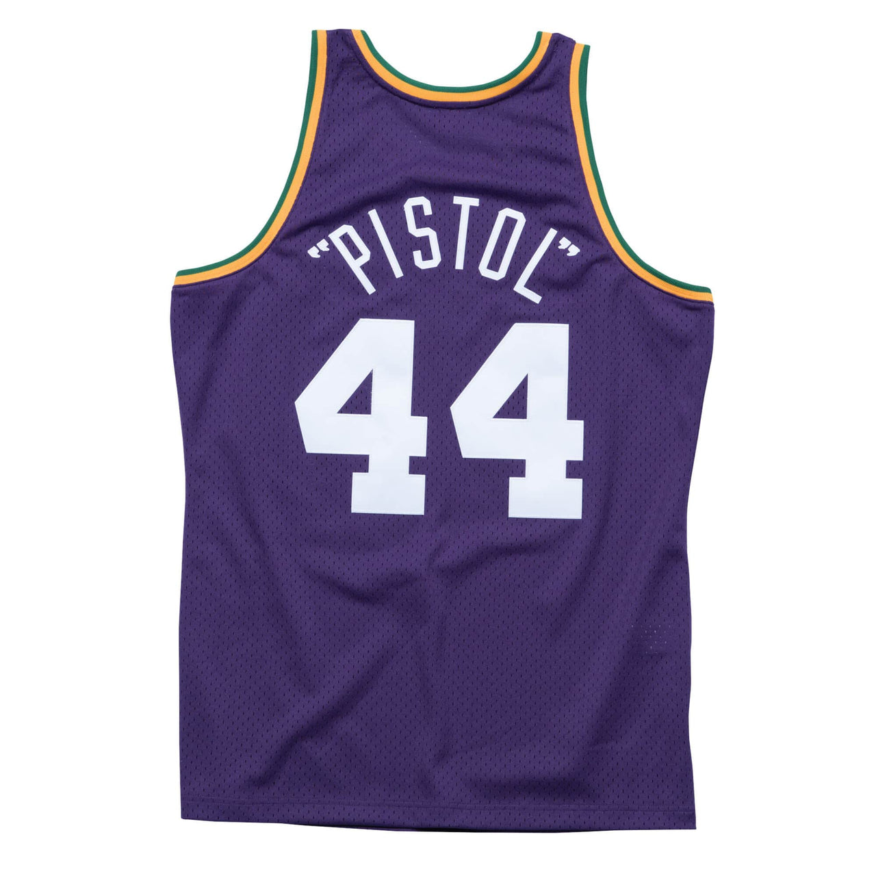 Mitchell & Ness NBA Swingman Jersey New Orleans Jazz Road 1974-75 Pete Maravich 'Purple' SMJYGS18184-NOJPURP74PMA