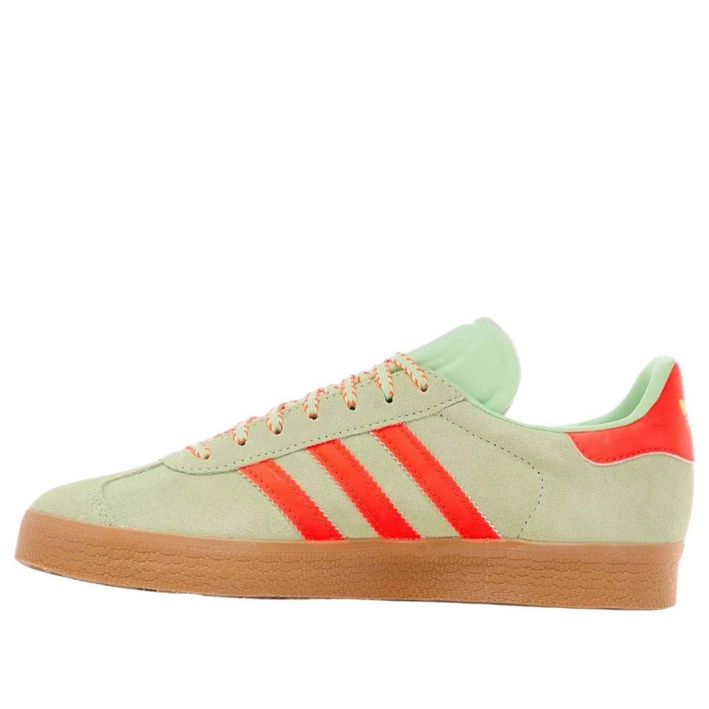 (WMNS) adidas Gazelle 'Semi Green Spark Solar Orange Gum' JH7212