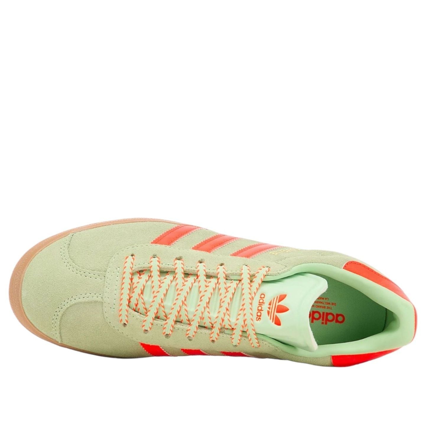 (WMNS) adidas Gazelle 'Semi Green Spark Solar Orange Gum' JH7212