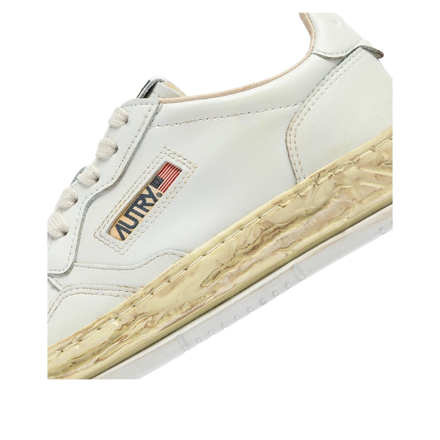 AUTRY × Maison MIHARA YASUHIRO General Scale Medalist Low Supervintage 'White' C15FW301-WHITE