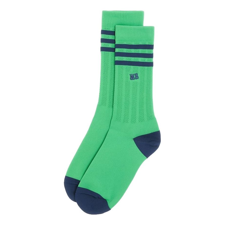 adidas x Wales Bonner Socks 'Vivid Green Navy' IN0661