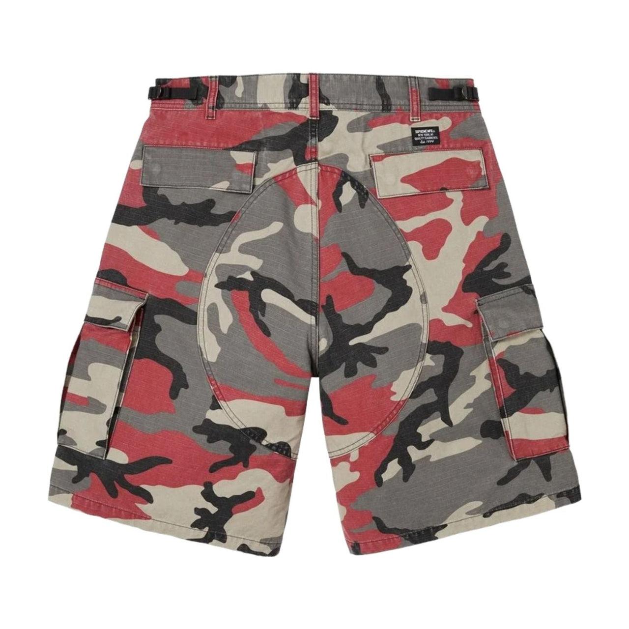 Supreme SS26 Cargo Short 'Red Camo' SUP-SS26-179-RMO