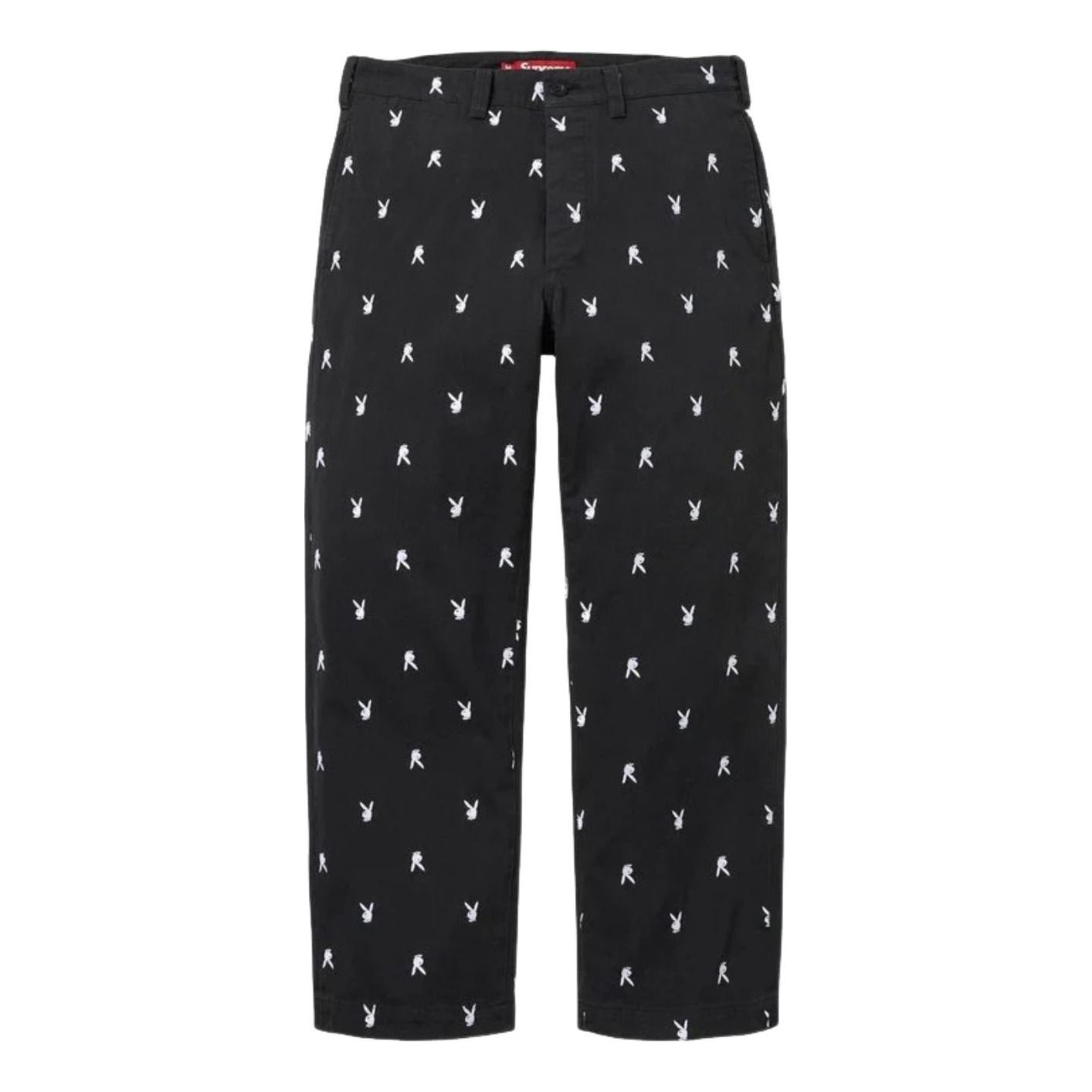 Supreme SS26 Chino Pant 'Black Playboy' SUP-SS26-222-BLKP