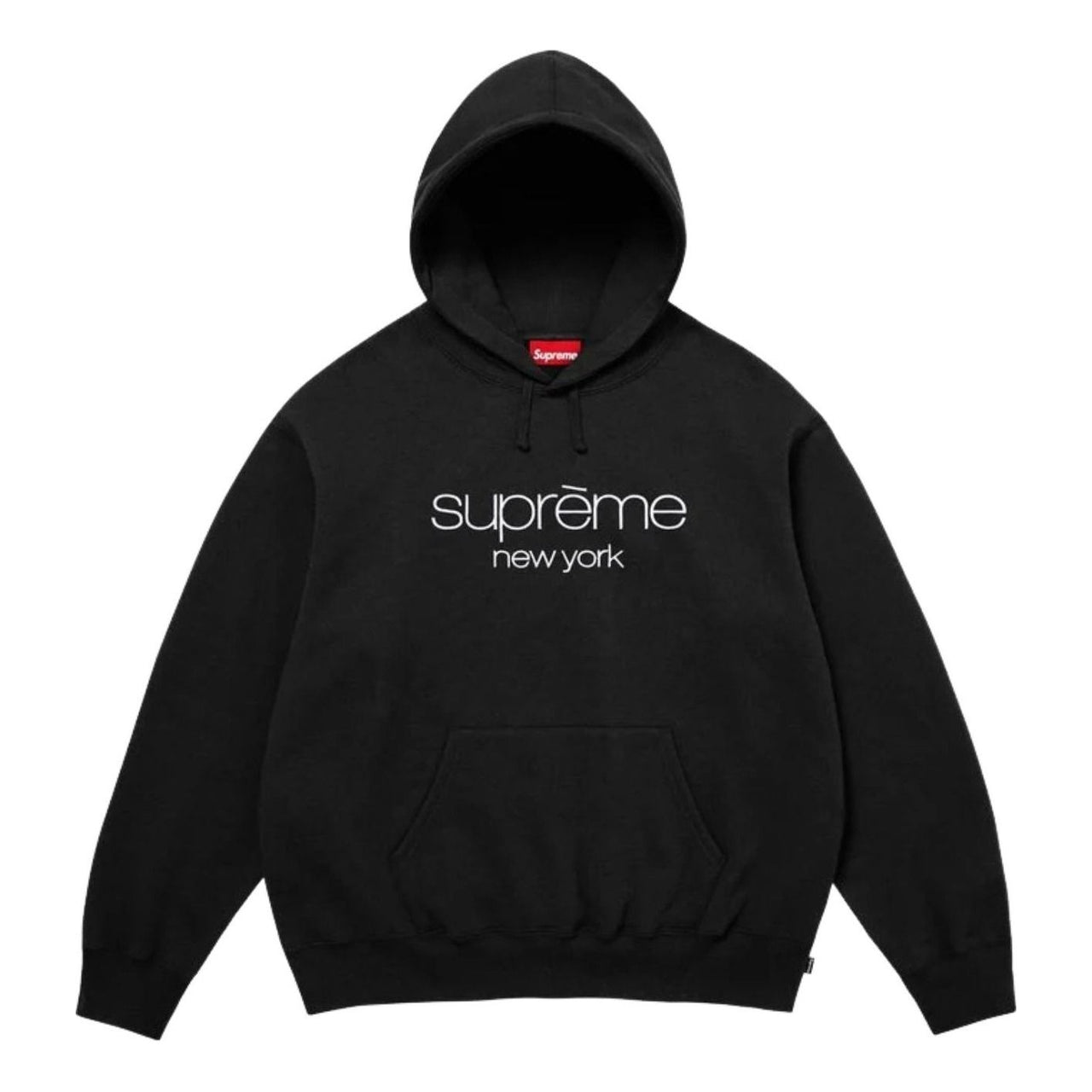 Supreme SS26 Classic Logo Hooded Sweatshirt 'Black' SUP-SS26-051-BLK