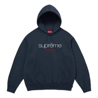 Supreme SS26 Classic Logo Hooded Sweatshirt 'Navy' SUP-SS26-051-NVY