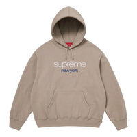 Supreme SS26 Classic Logo Hooded Sweatshirt 'Taupe' SUP-SS26-051-TAP