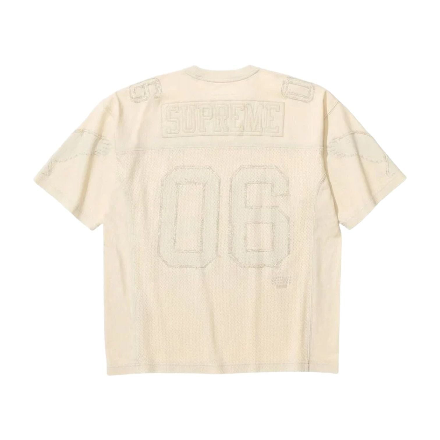 Supreme x MM6 Maison Margiela Cotton Football Jersey 'White' SUP-SS26-102-WHT