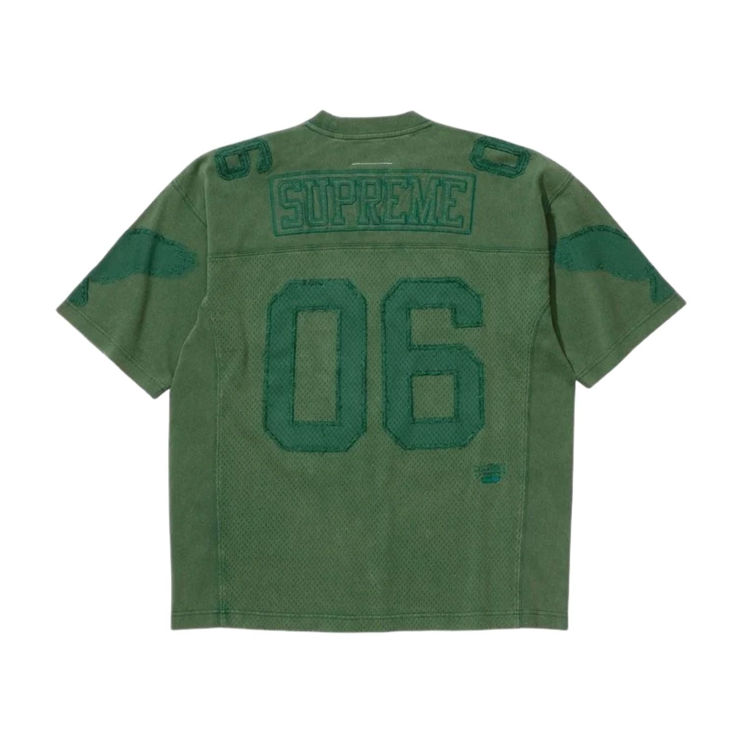 Supreme x MM6 Maison Margiela Cotton Football Jersey 'Green' SUP-SS26-102-GRN