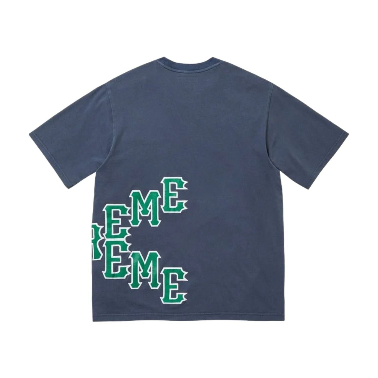 Supreme SS26 Cracked Spellout S/S T-Shirt 'Navy' SUP-SS26-060-NVY