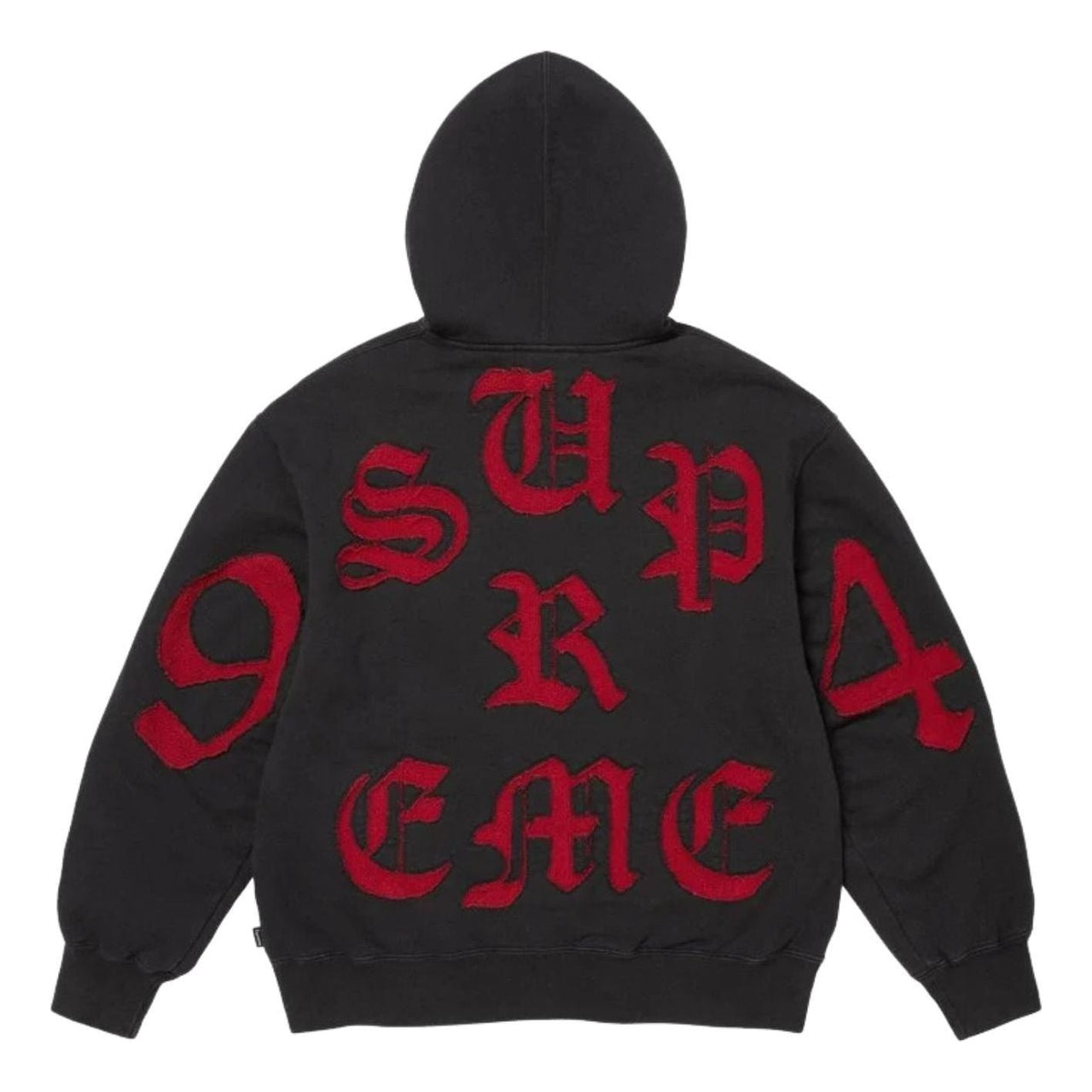 Supreme SS26 Cut Out Zip Up Hooded Sweatshirt 'Black' SUP-SS26-055-BLK