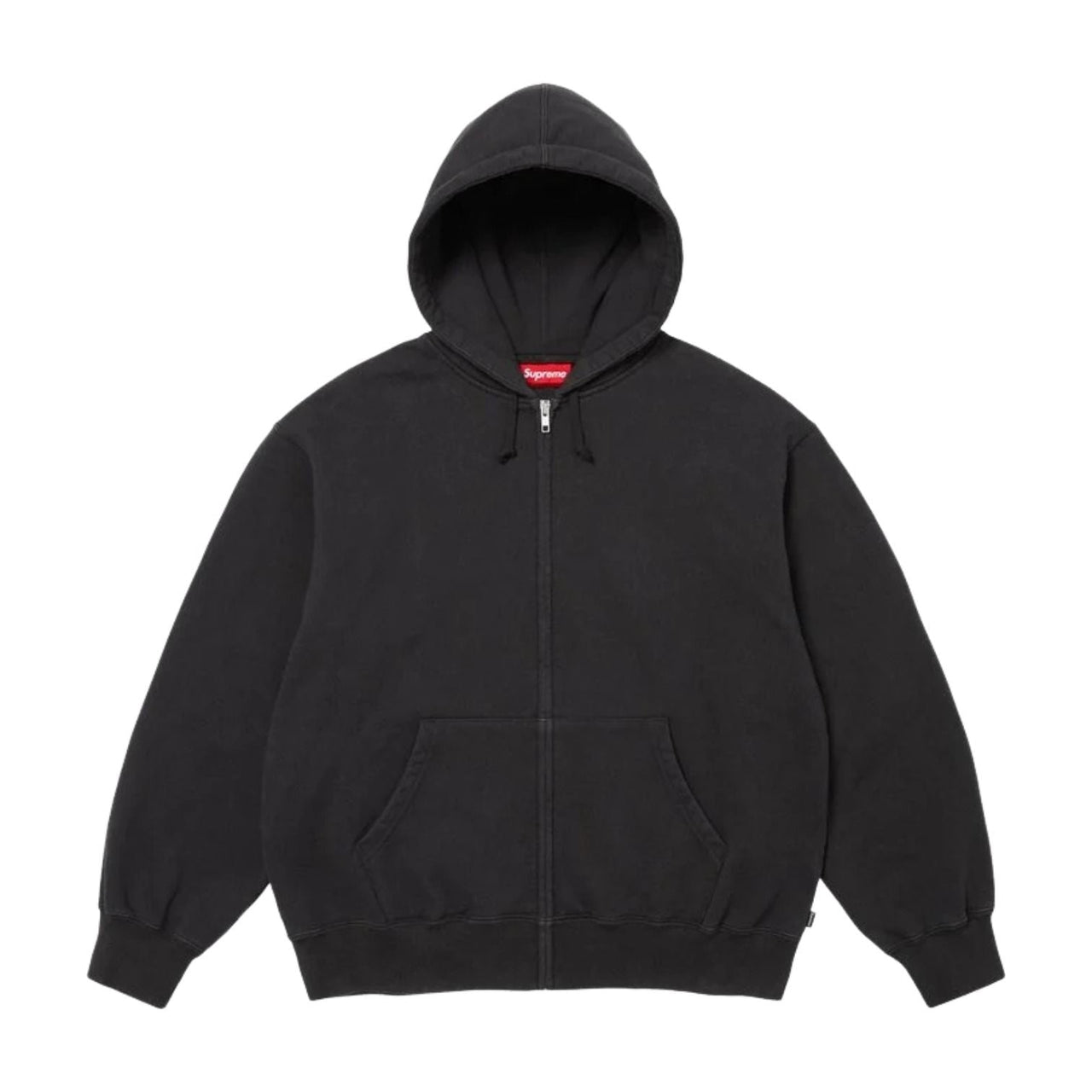 Supreme SS26 Cut Out Zip Up Hooded Sweatshirt 'Black' SUP-SS26-055-BLK
