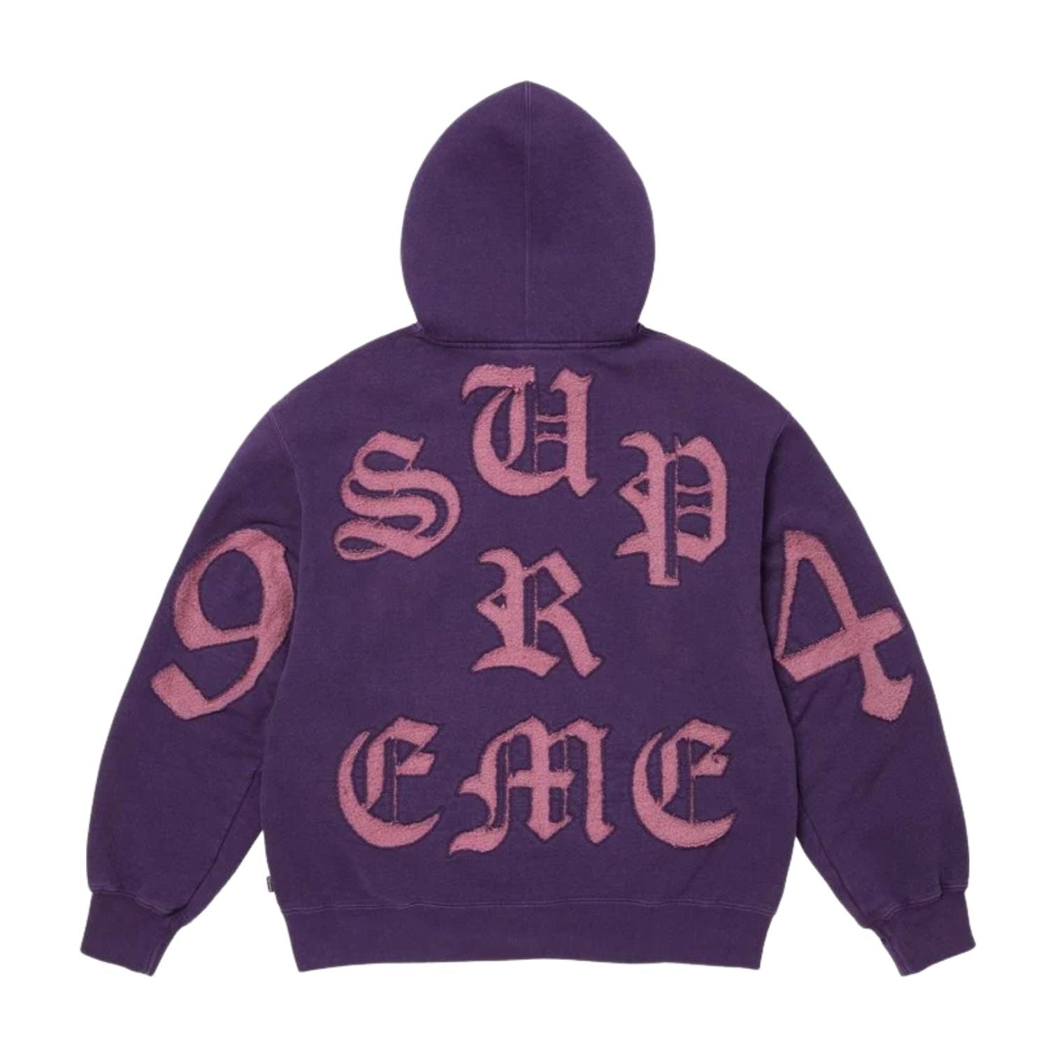Supreme SS26 Cut Out Zip Up Hooded Sweatshirt 'Purple' SUP-SS26-055-PUR