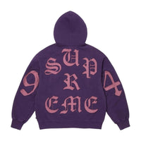 Supreme SS26 Cut Out Zip Up Hooded Sweatshirt 'Purple' SUP-SS26-055-PUR