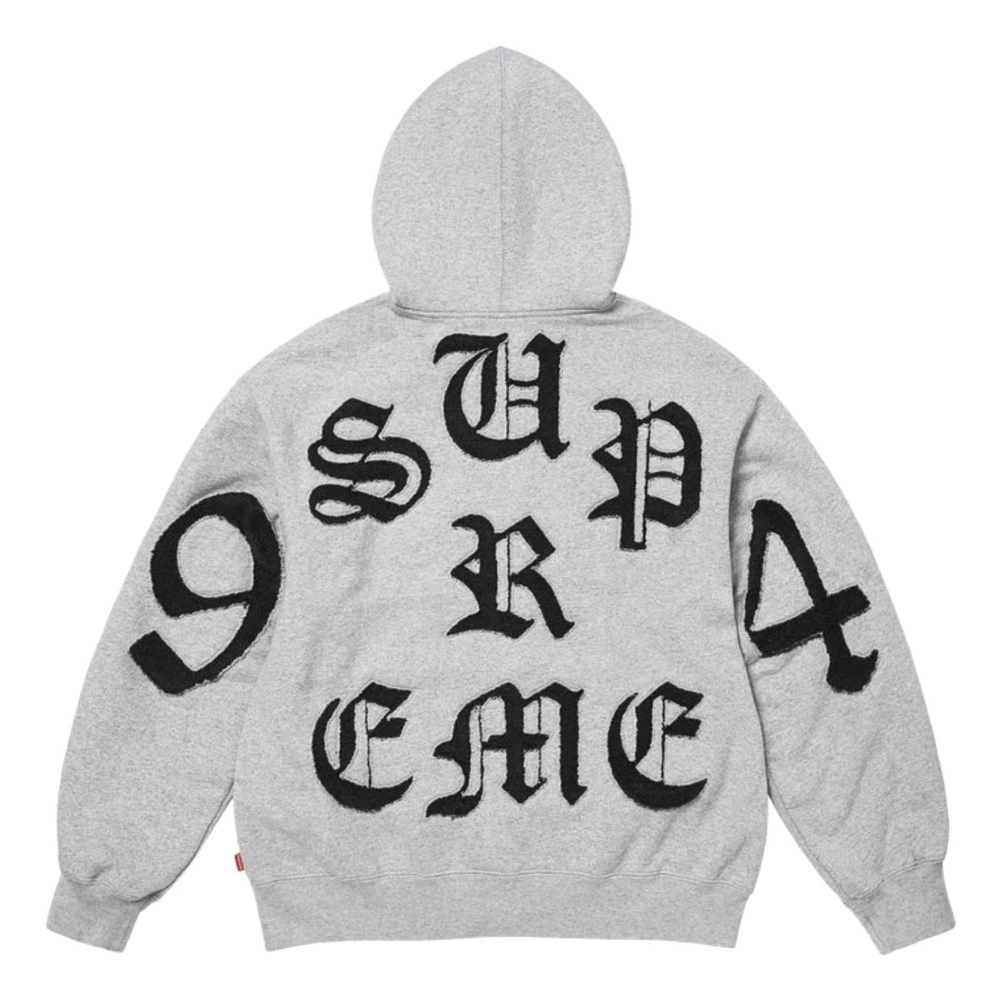 Supreme SS26 Cut Out Zip Up Hooded Sweatshirt 'Heather Grey' SUP-SS26-055-HETRGRY