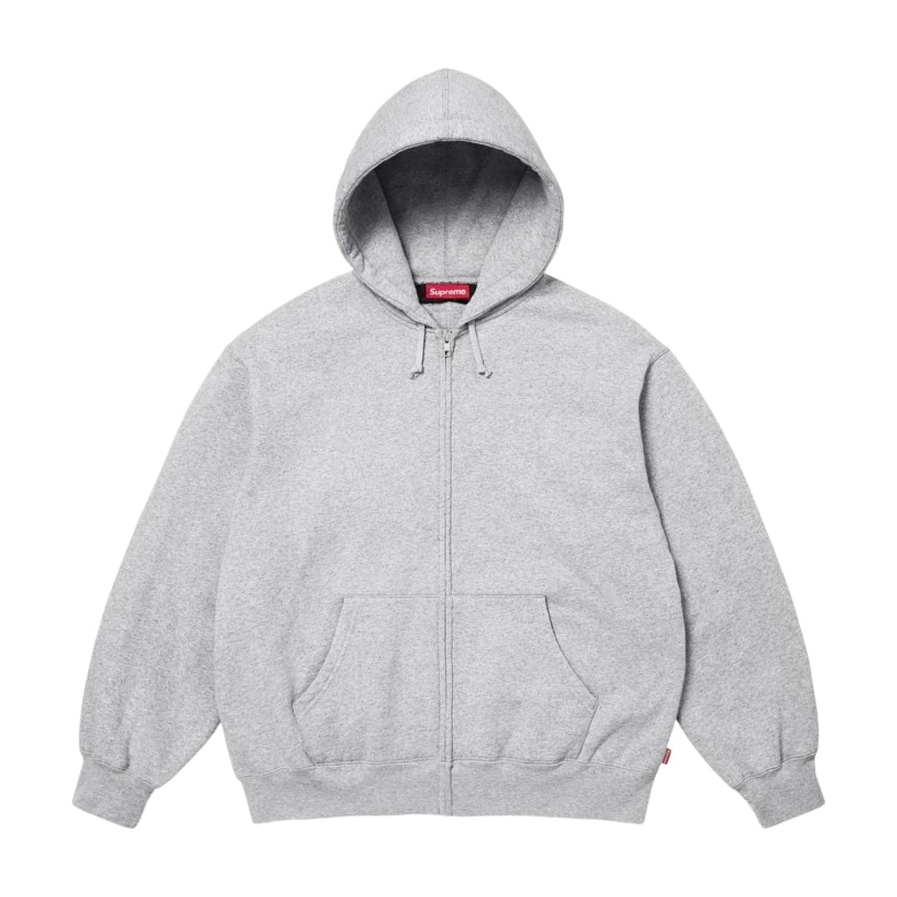 Supreme SS26 Cut Out Zip Up Hooded Sweatshirt 'Heather Grey' SUP-SS26-055-HETRGRY