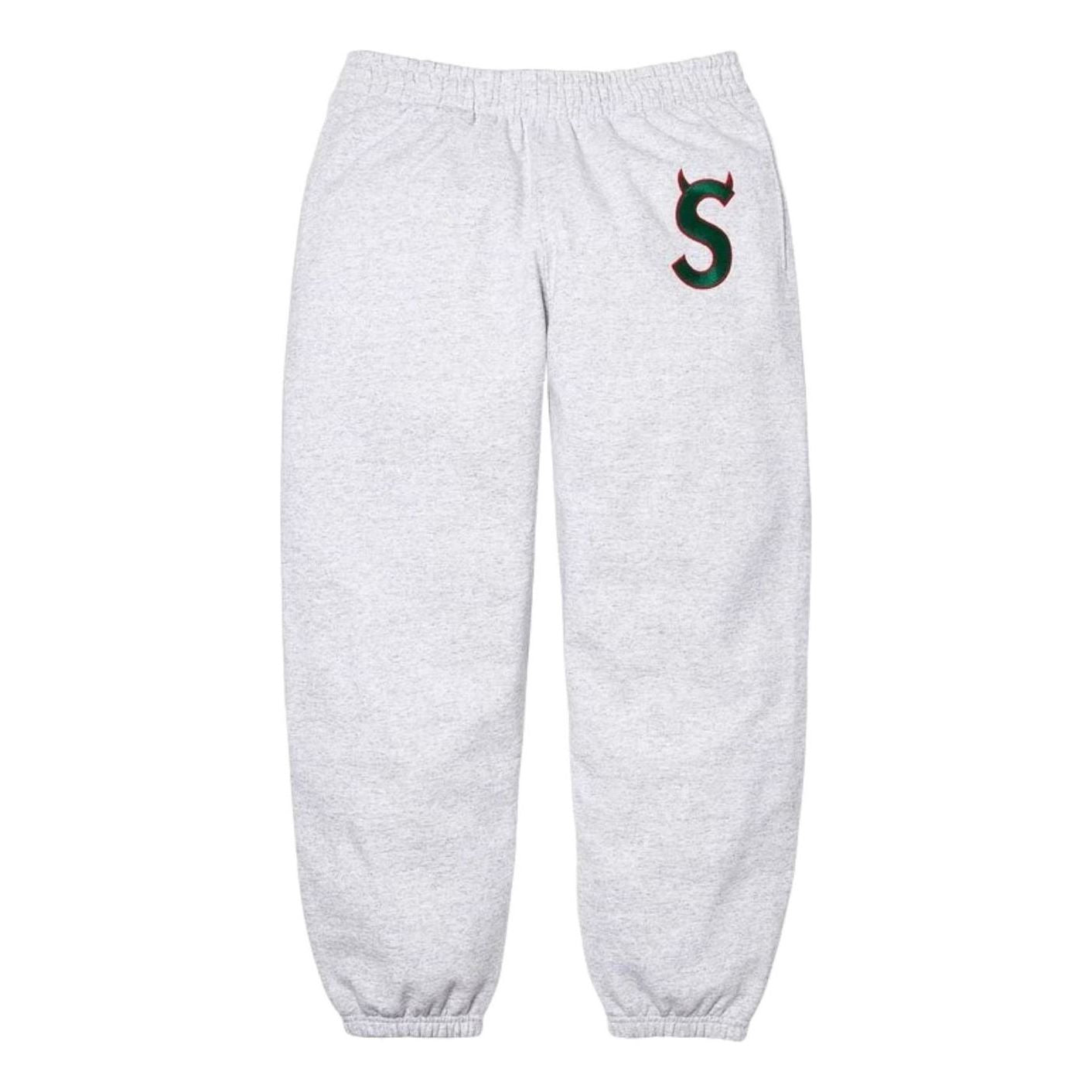Supreme SS26 Devil S Logo Sweatpant 'Grey' SUP-SS26-139-GRY