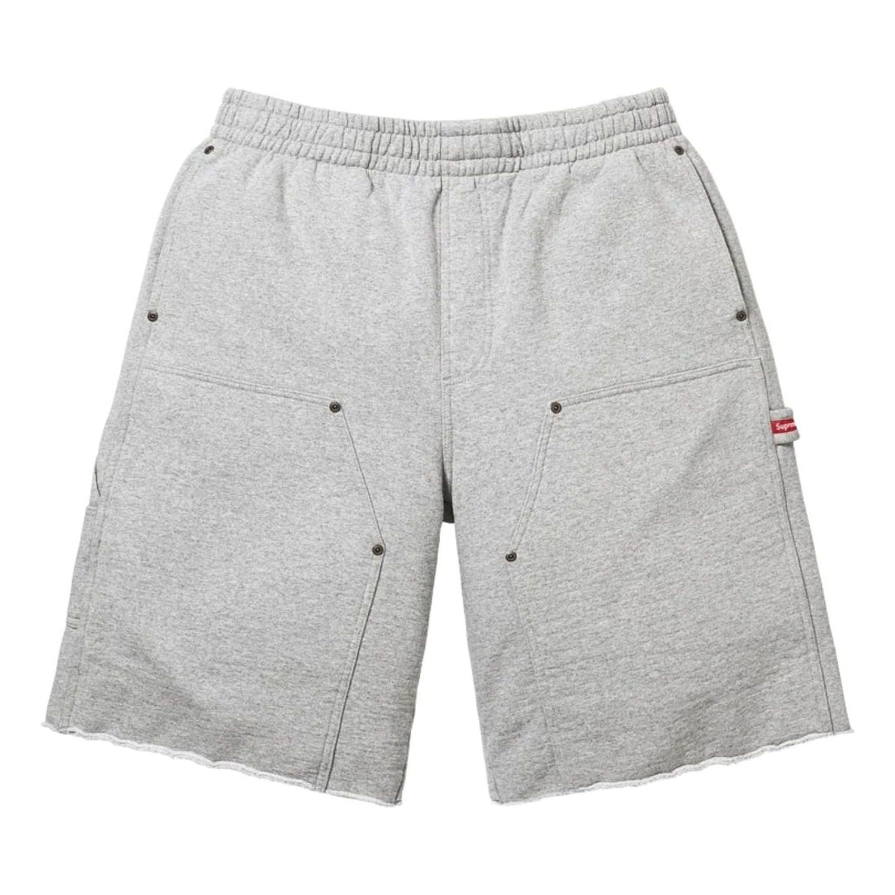Supreme SS26 Double Knee Painter Sweatshort 'Heather Grey' SUP-SS26-204-GRY