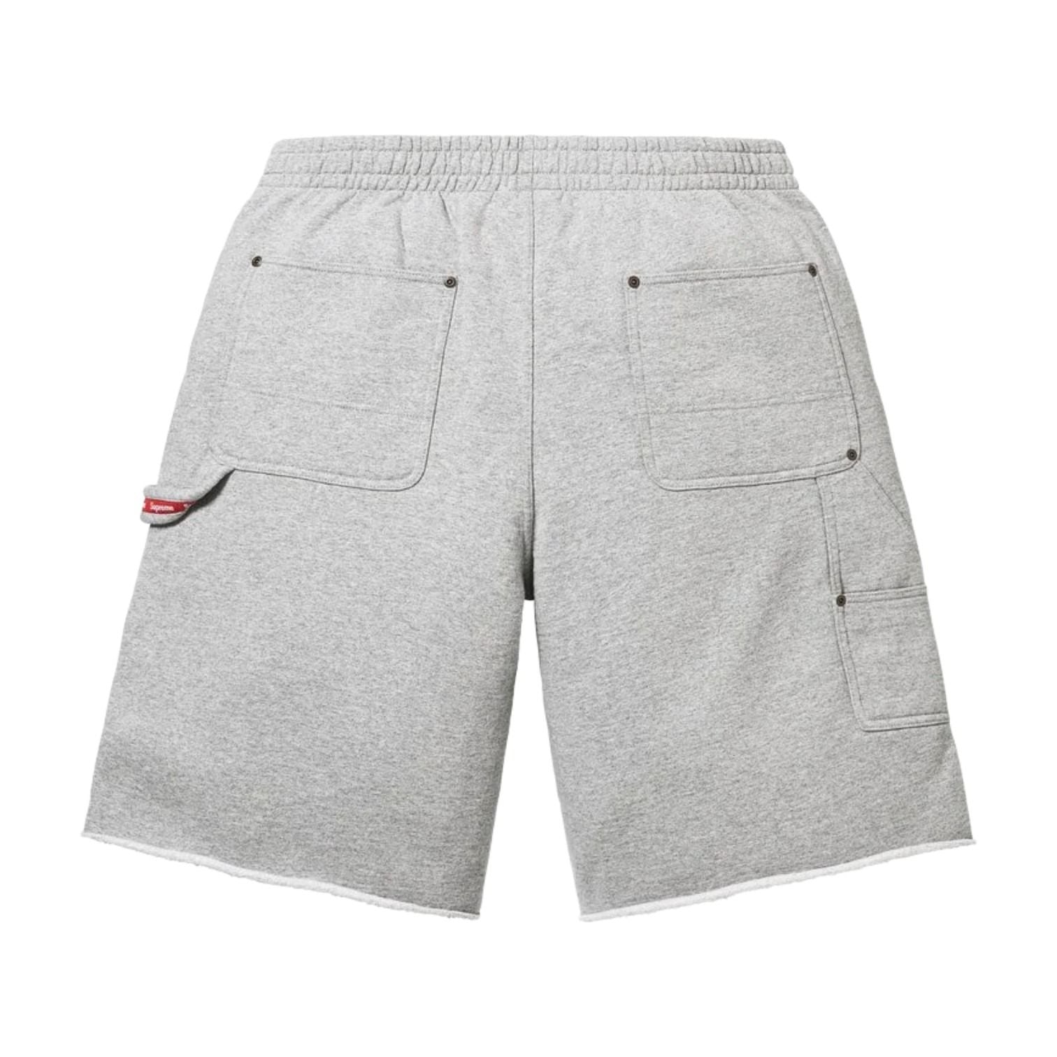 Supreme SS26 Double Knee Painter Sweatshort 'Heather Grey' SUP-SS26-204-GRY