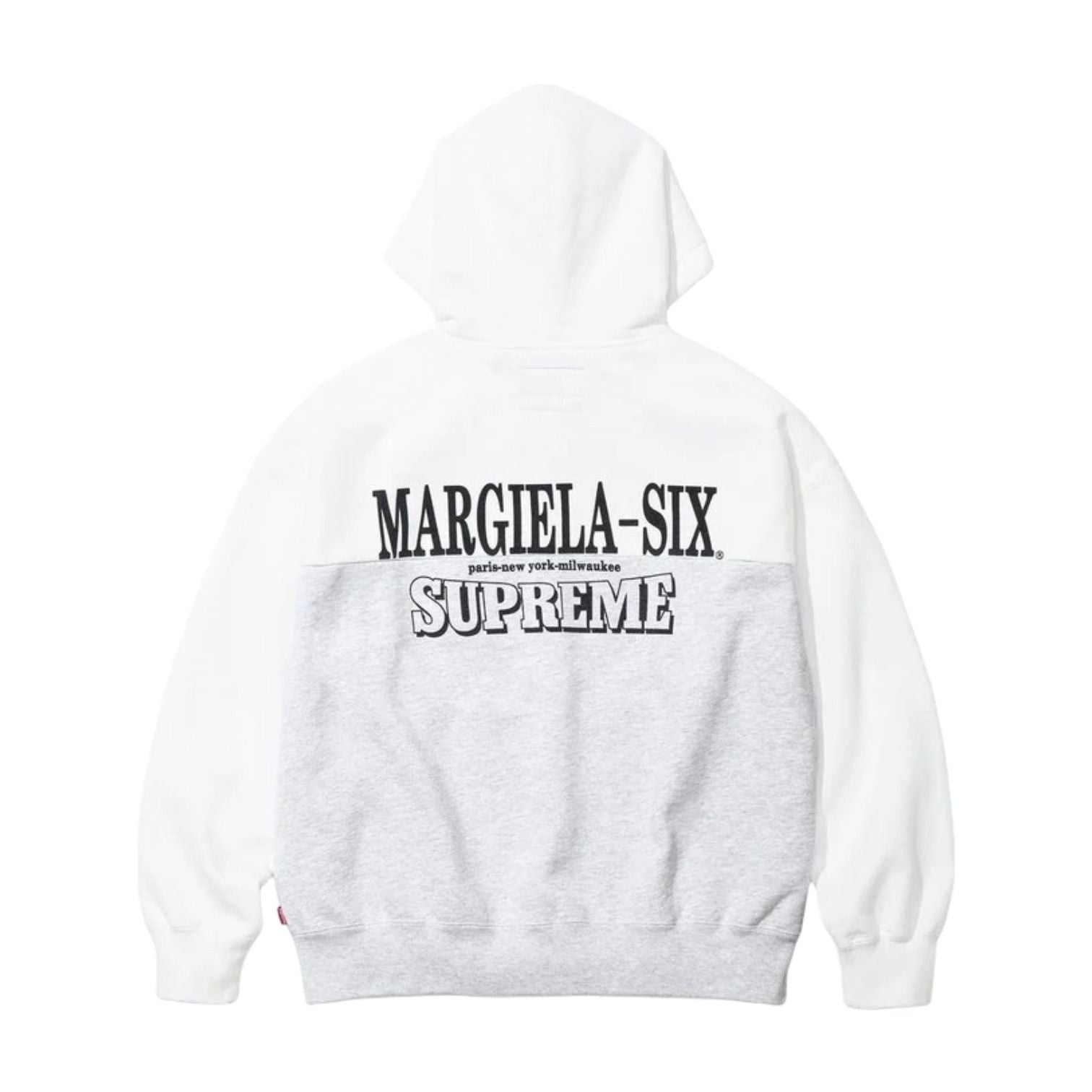 Supreme x MM6 Maison Margiela Eagle Zip Up Hooded Sweatshirt 'White' SUP-SS26-101-WHT