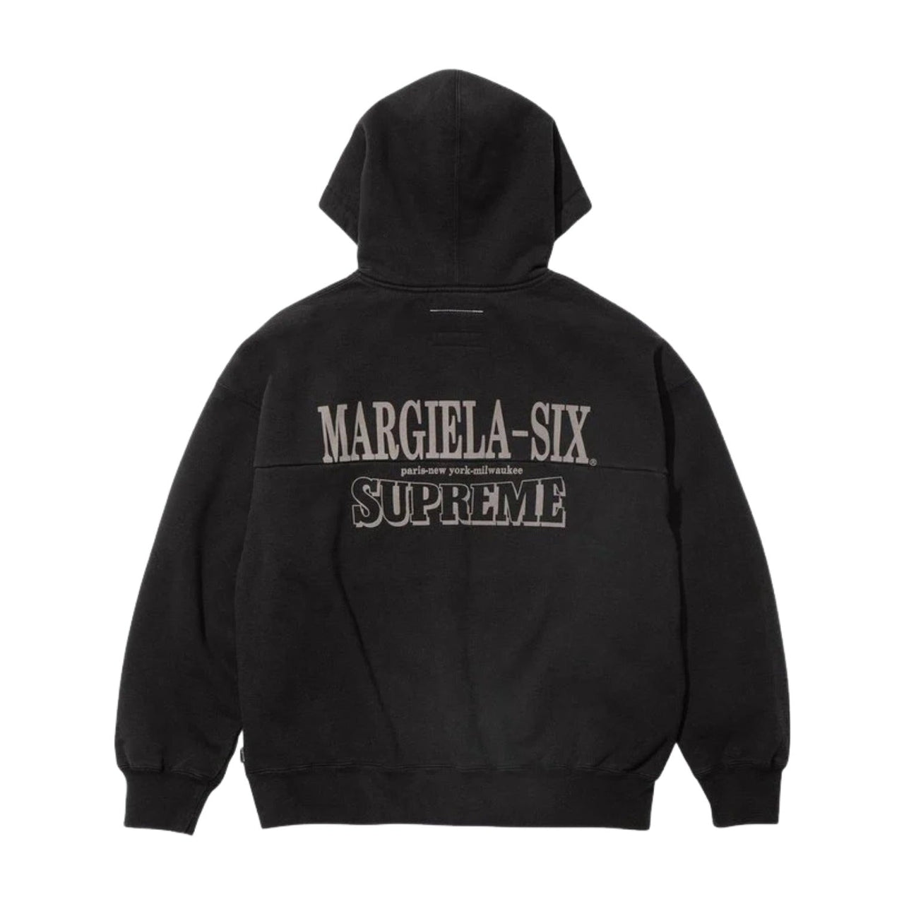 Supreme x MM6 Maison Margiela Eagle Zip Up Hooded Sweatshirt 'Black' SUP-SS26-101-BLK