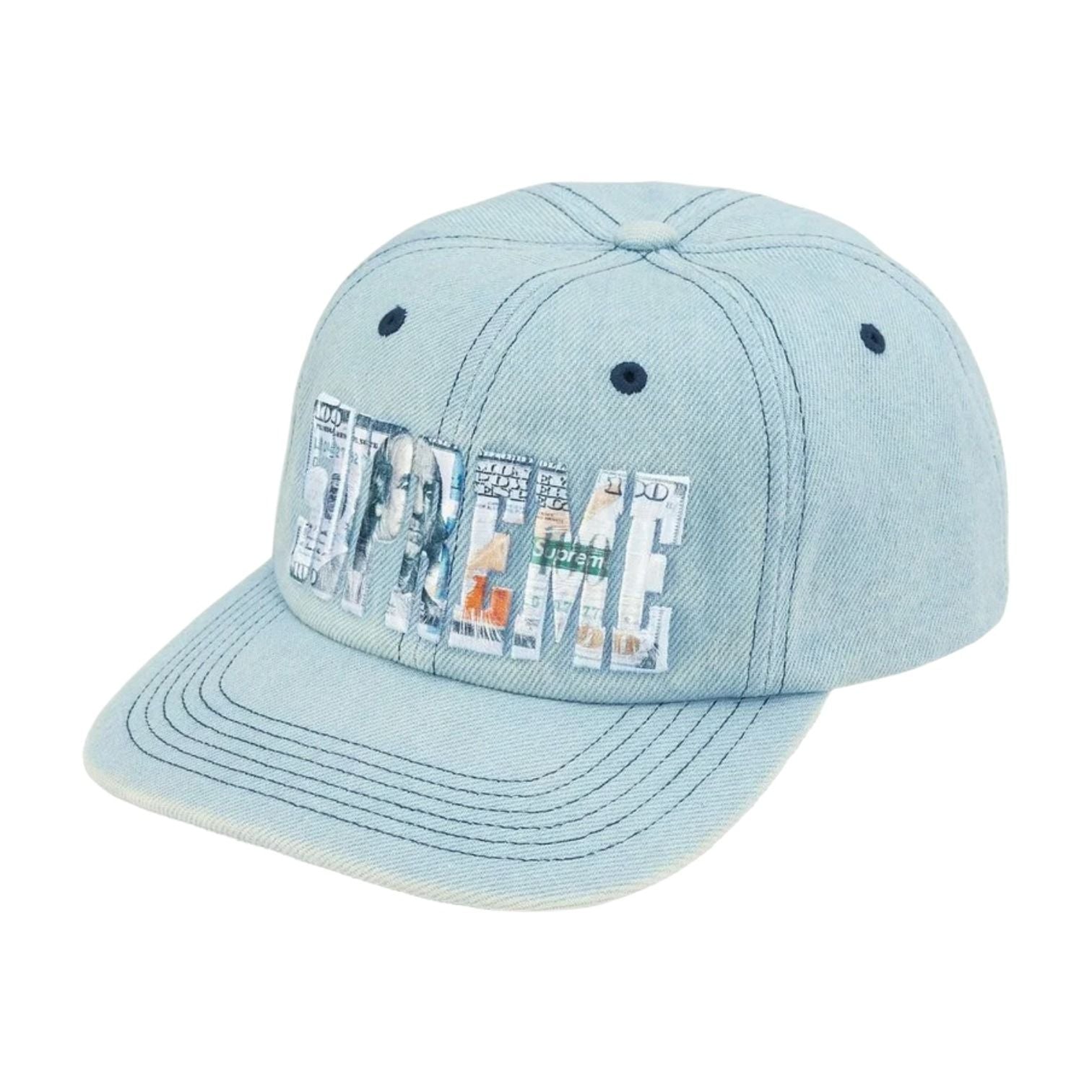 Supreme SS26 Embroidered Money Logo 6-Panel 'Denim' SUP-SS26-1003-DNM