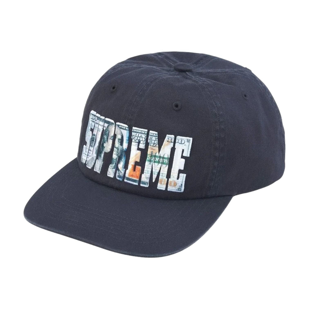 Supreme SS26 Embroidered Money Logo 6-Panel 'Navy' SUP-SS26-1003-NVY