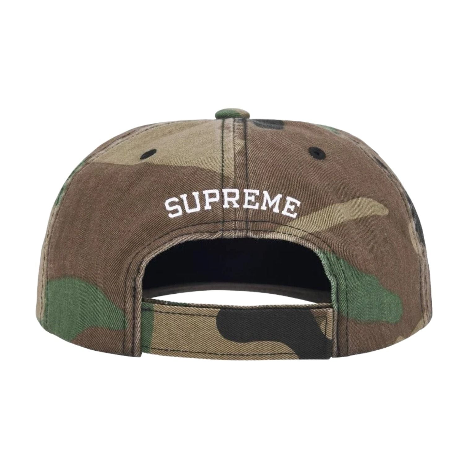 Supreme SS26 Embroidered Money Logo 6-Panel 'Woodland Camo' SUP-SS26-1003-WODLNDCAMO