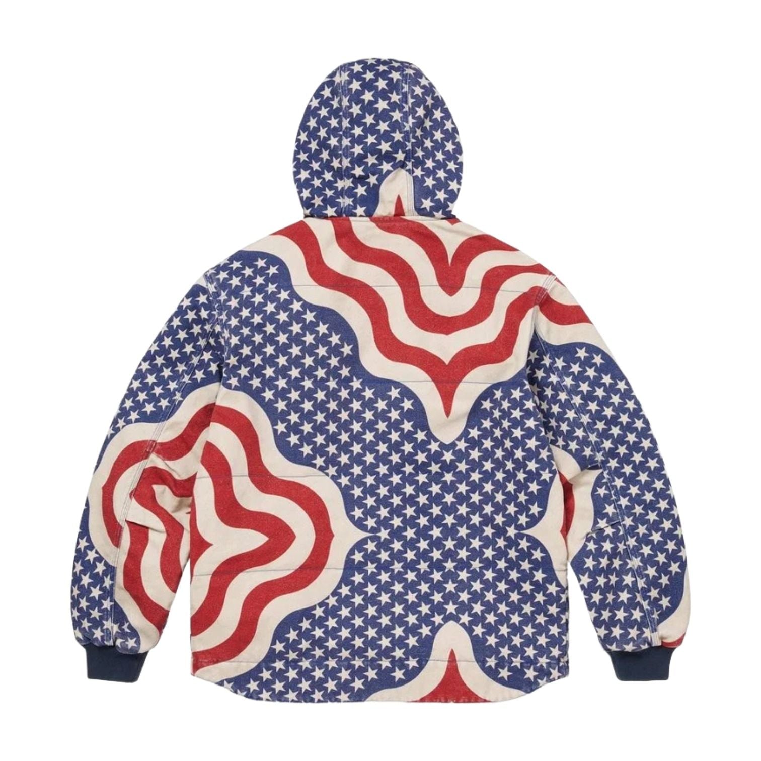 Supreme SS26 Flag Quilted Hooded Work Jacket 'Multicolor' SUP-SS26-132-MUTI