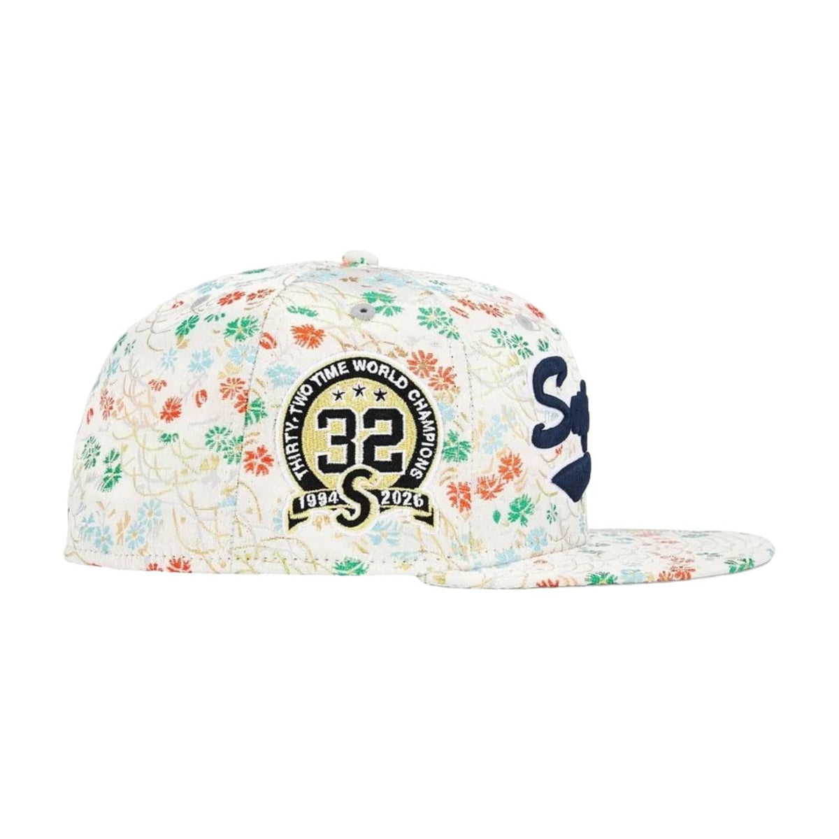 Supreme x New Era SS26 Floral Jacquard Cap 'White' SUP-SS26-1056-WHT