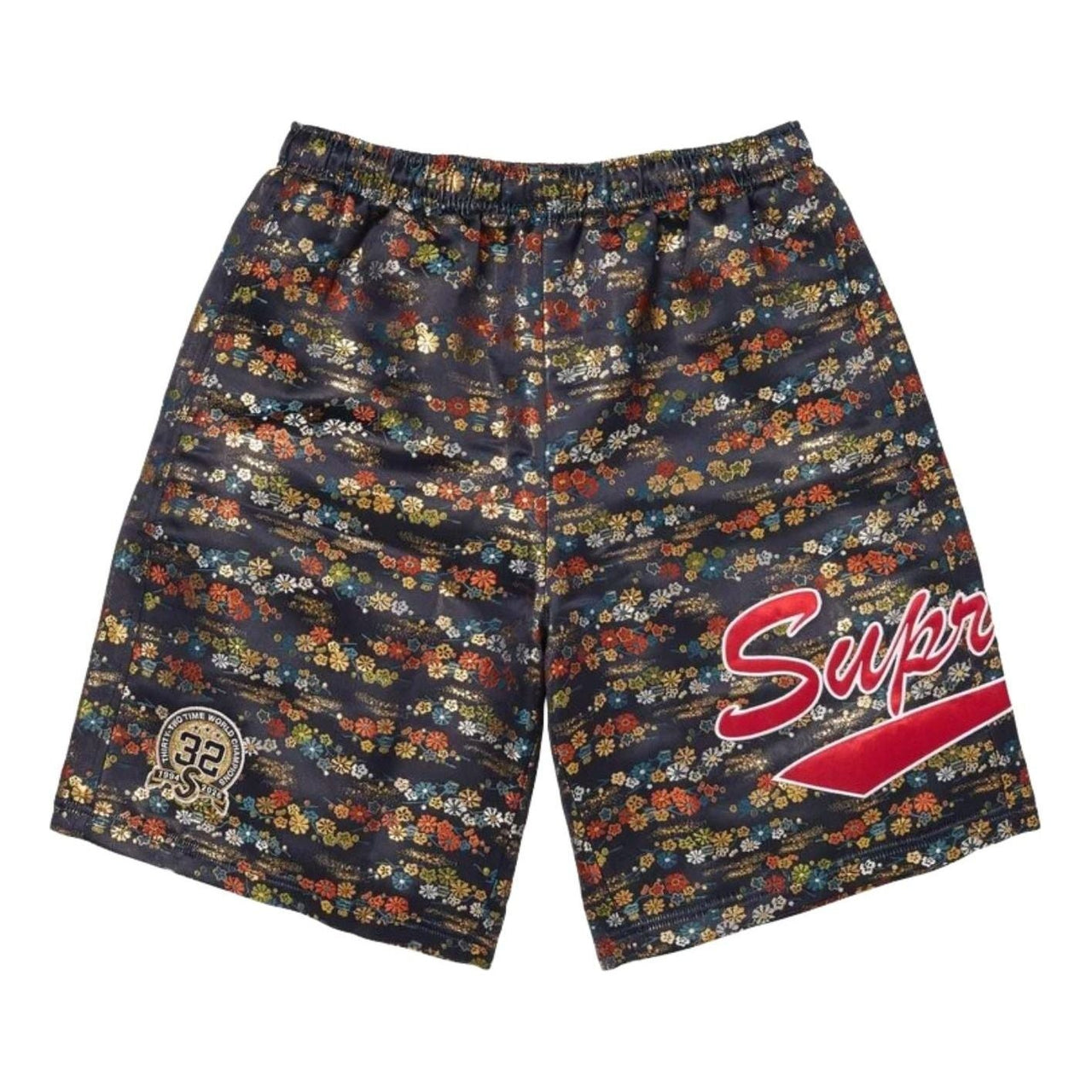 Supreme SS26 Floral Jacquard Short 'Navy' SUP-SS26-142-NVY
