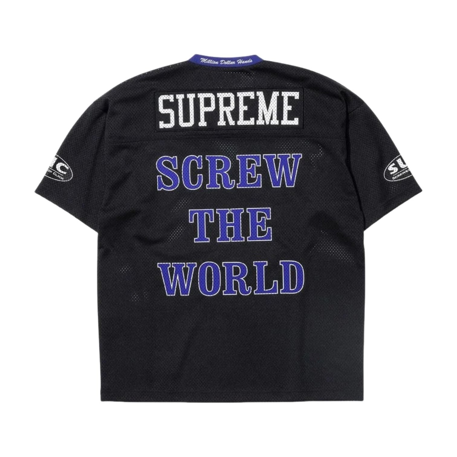 Supreme x DJ Screw SS26 Football Jersey 'Black' SUP-SS26-146-BLK