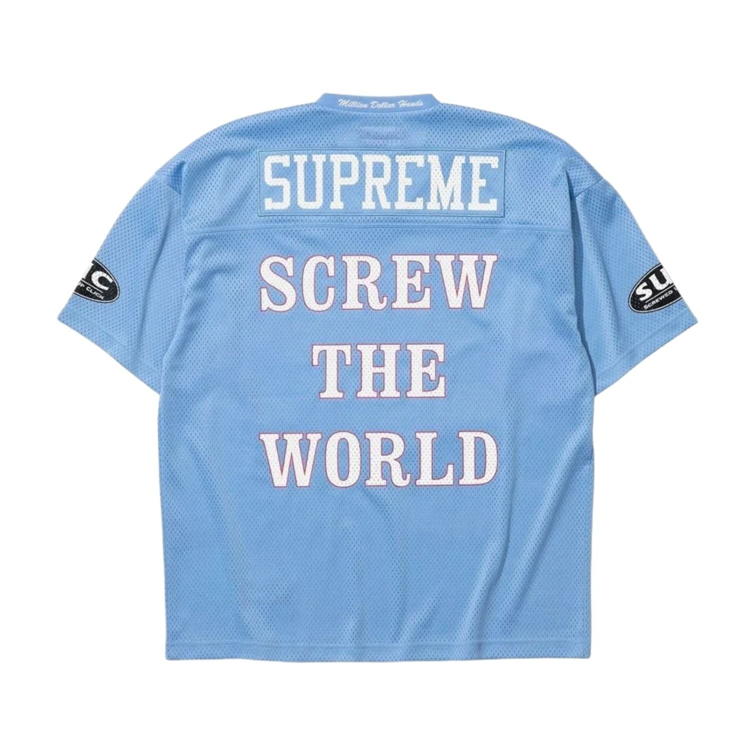 Supreme x DJ Screw SS26 Football Jersey 'Blue' SUP-SS26-146-BLU