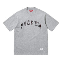Supreme SS26 Fuck Em Plaid S/S T-Shirt 'Grey' SUP-SS26-194-GRY