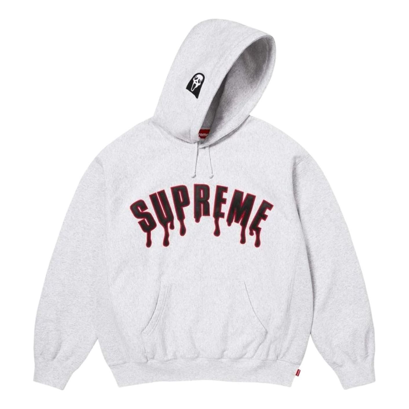 Supreme x Ghostface SS26 Arc Hooded Sweatshirt 'Ash Grey' SUP-SS26-207-GRY