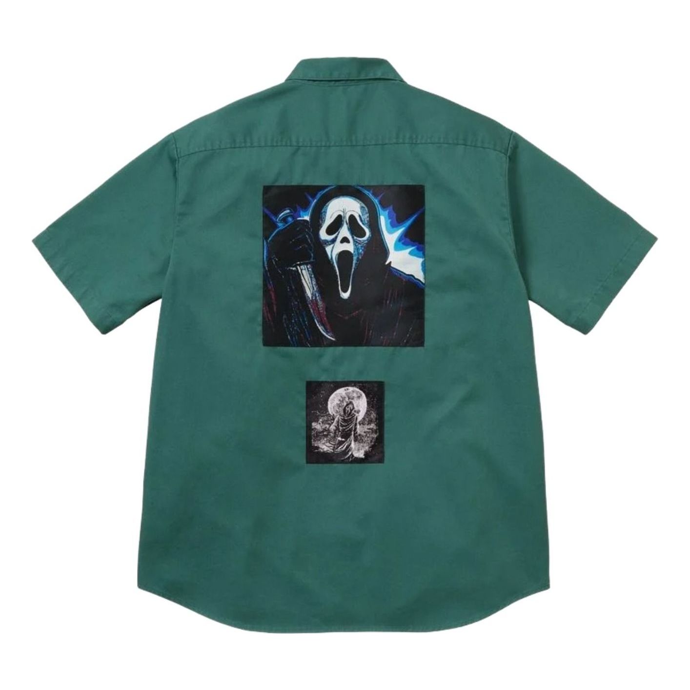 Supreme x Ghostface SS26 S/S Work Shirt 'Work Green' SUP-SS26-210-GRN