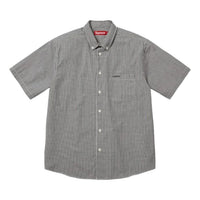 Supreme SS26 Gingham S/S Shirt 'Black' SUP-SS26-356-BLK