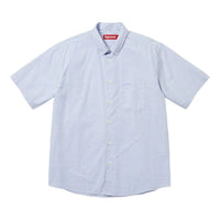 Supreme SS26 Gingham S/S Shirt 'Blue' SUP-SS26-356-BLU