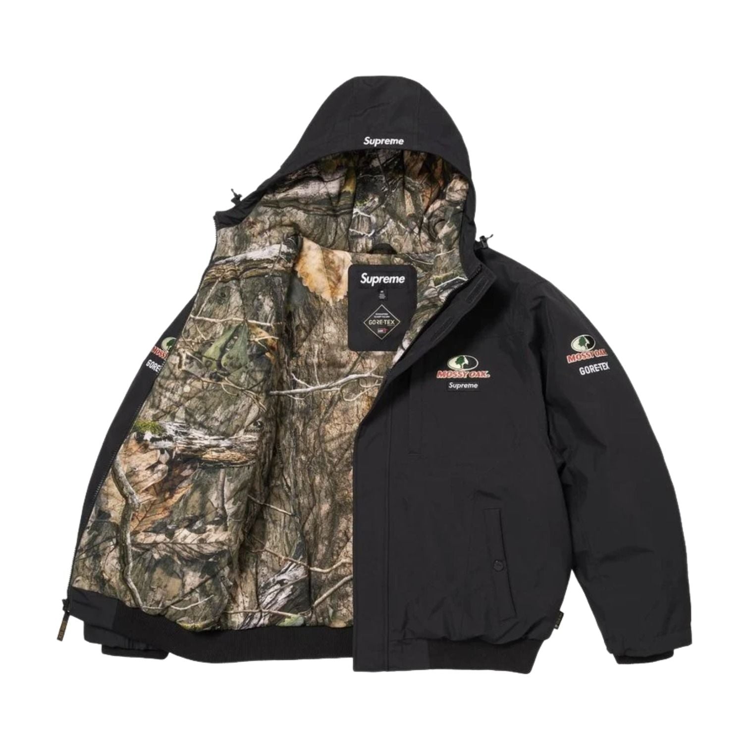 Supreme x Mossy Oak SS26 GORE-TEX Jacket 'Black' SUP-SS26-008-BLK