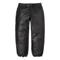 Supreme SS26 GORE-TEX Ostrich Embossed Leather Pant 'Black' SUP-SS26-129-BLK