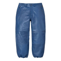 Supreme SS26 GORE-TEX Ostrich Embossed Leather Pant 'Blue' SUP-SS26-129-BLU