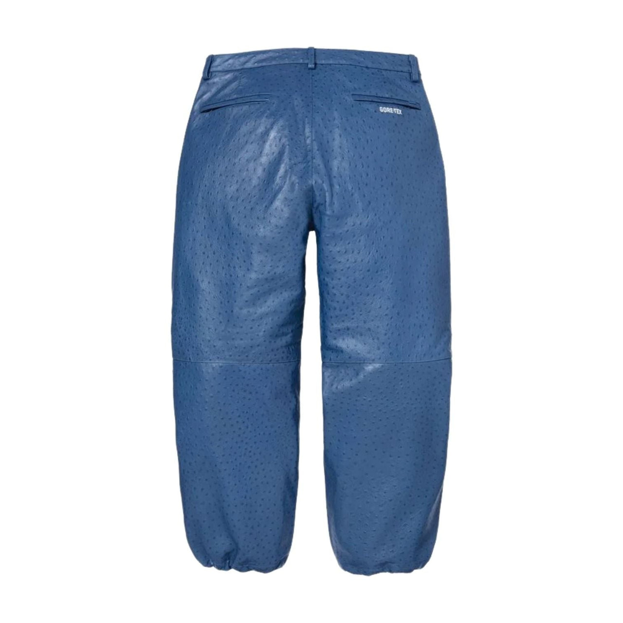 Supreme SS26 GORE-TEX Ostrich Embossed Leather Pant 'Blue' SUP-SS26-129-BLU