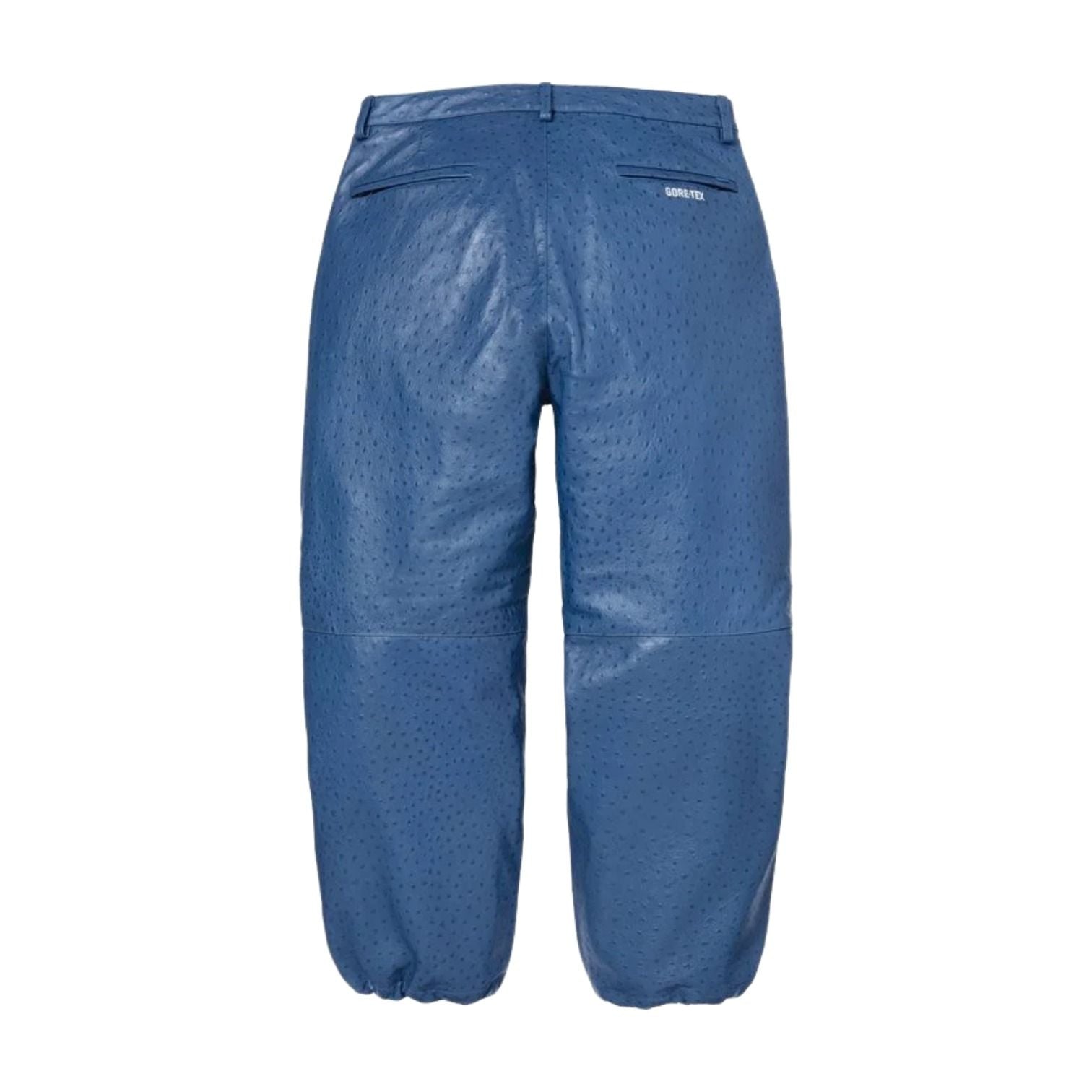 Supreme SS26 GORE-TEX Ostrich Embossed Leather Pant 'Blue' SUP-SS26-129-BLU