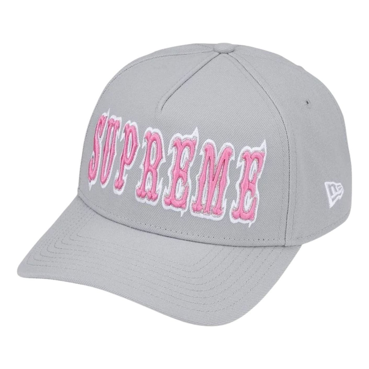 Supreme x New Era SS26 Gothic Outline Adjustable Cap 'Grey' SUP-SS26-1050-GRY